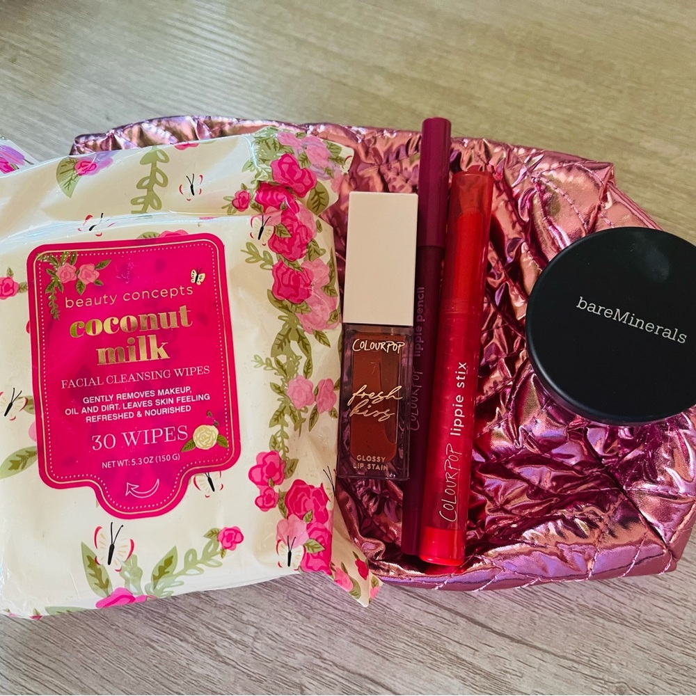 Pretty in Pink ColourPop, Bareminerals & More Makeup Bundle NWT